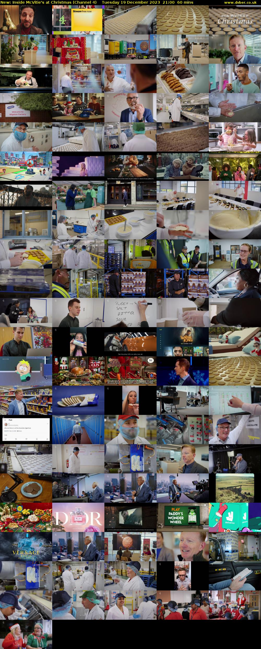 Inside McVitie's at Christmas (Channel 4) Tuesday 19 December 2023 21:00 - 22:00
