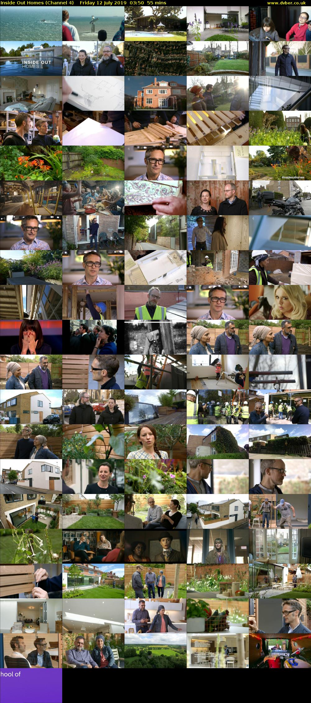 Inside Out Homes (Channel 4) Friday 12 July 2019 03:50 - 04:45