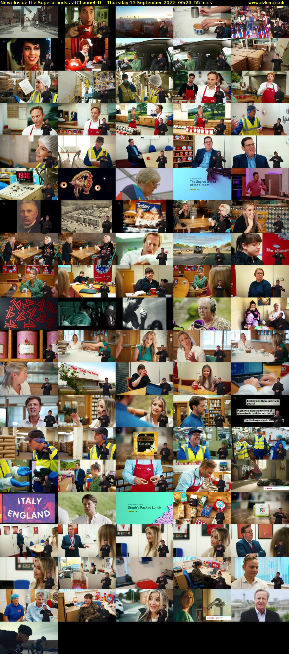 Inside the Superbrands:... (Channel 4) Thursday 15 September 2022 00:20 - 01:15