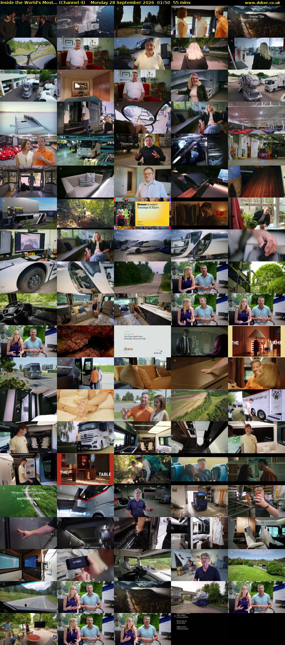 Inside the World's Most... (Channel 4) Monday 28 September 2026 01:50 - 02:45