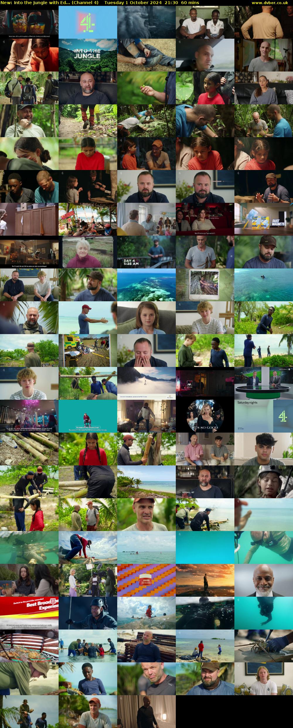 Into the Jungle with Ed... (Channel 4) Tuesday 1 October 2024 21:30 - 22:30