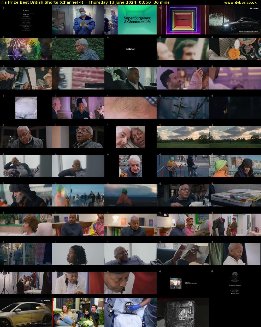Iris Prize Best British Shorts (Channel 4) Thursday 13 June 2024 03:50 - 04:20