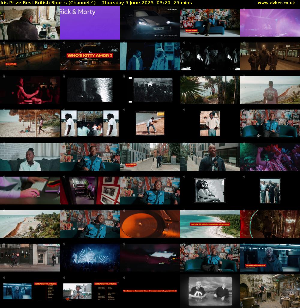Iris Prize Best British Shorts (Channel 4) Thursday 5 June 2025 03:20 - 03:45