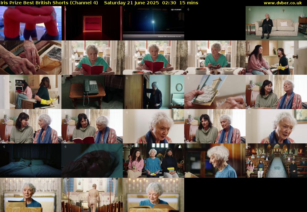 Iris Prize Best British Shorts (Channel 4) Saturday 21 June 2025 02:30 - 02:45