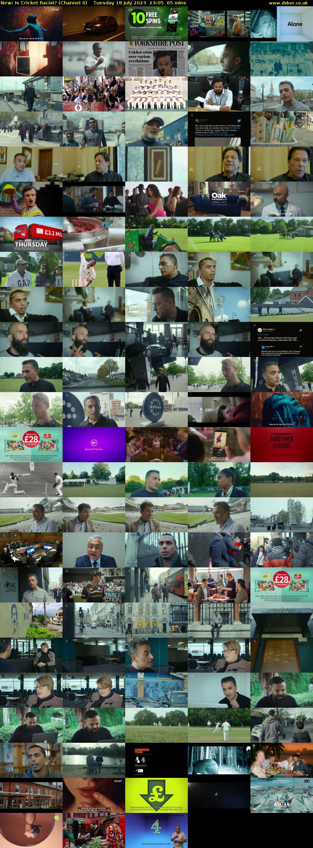 Is Cricket Racist? (Channel 4) Tuesday 18 July 2023 23:05 - 00:10