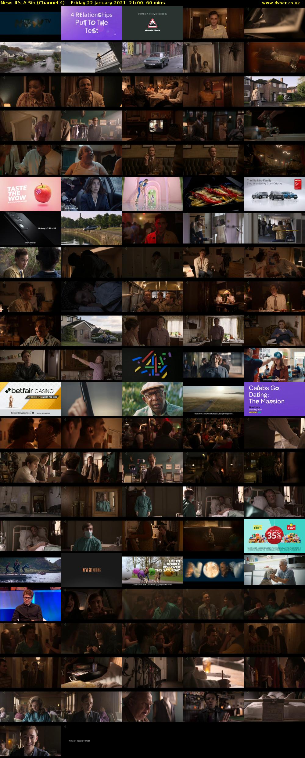 It's A Sin (Channel 4) Friday 22 January 2021 21:00 - 22:00