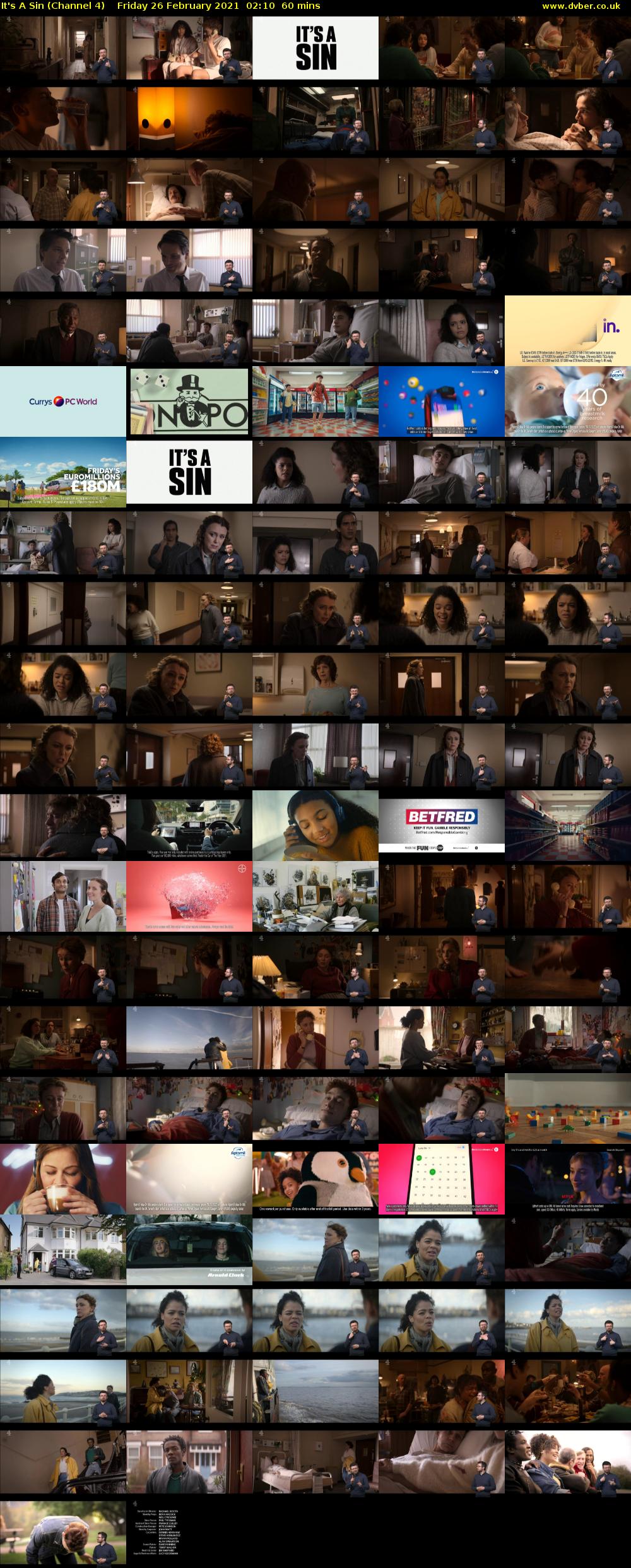It's A Sin (Channel 4) Friday 26 February 2021 02:10 - 03:10