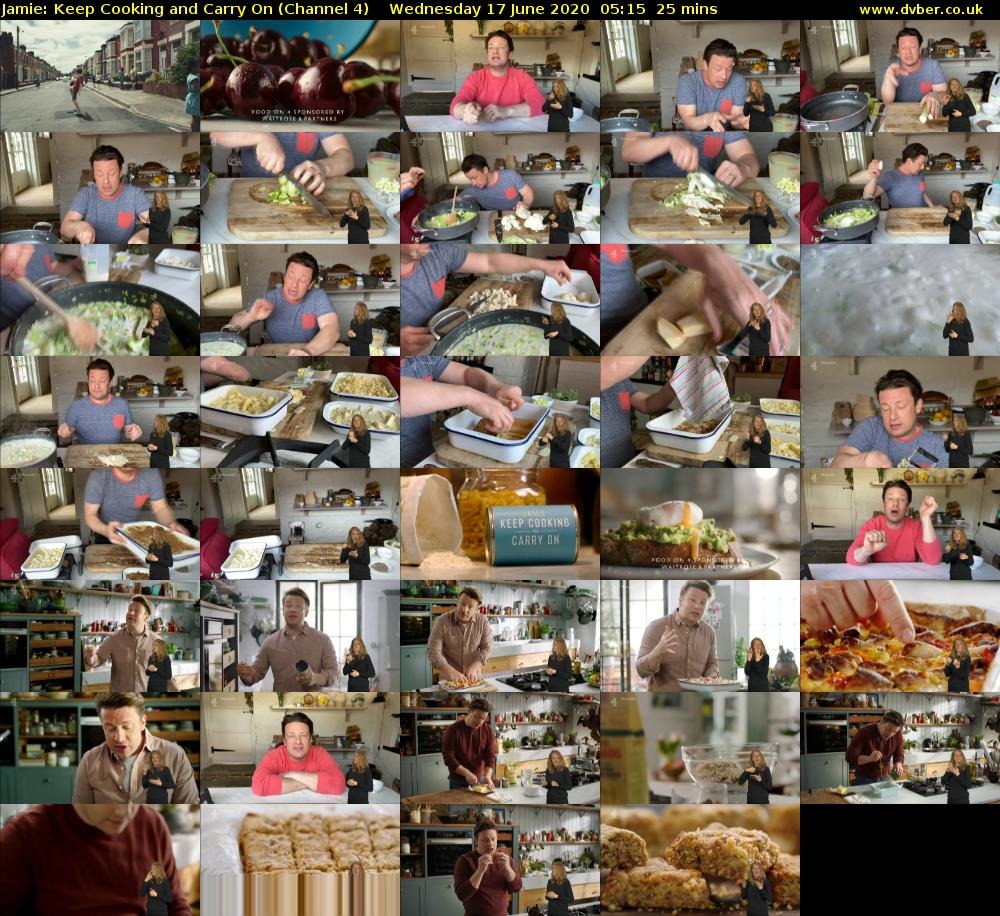 Jamie: Keep Cooking and Carry On (Channel 4) Wednesday 17 June 2020 05:15 - 05:40