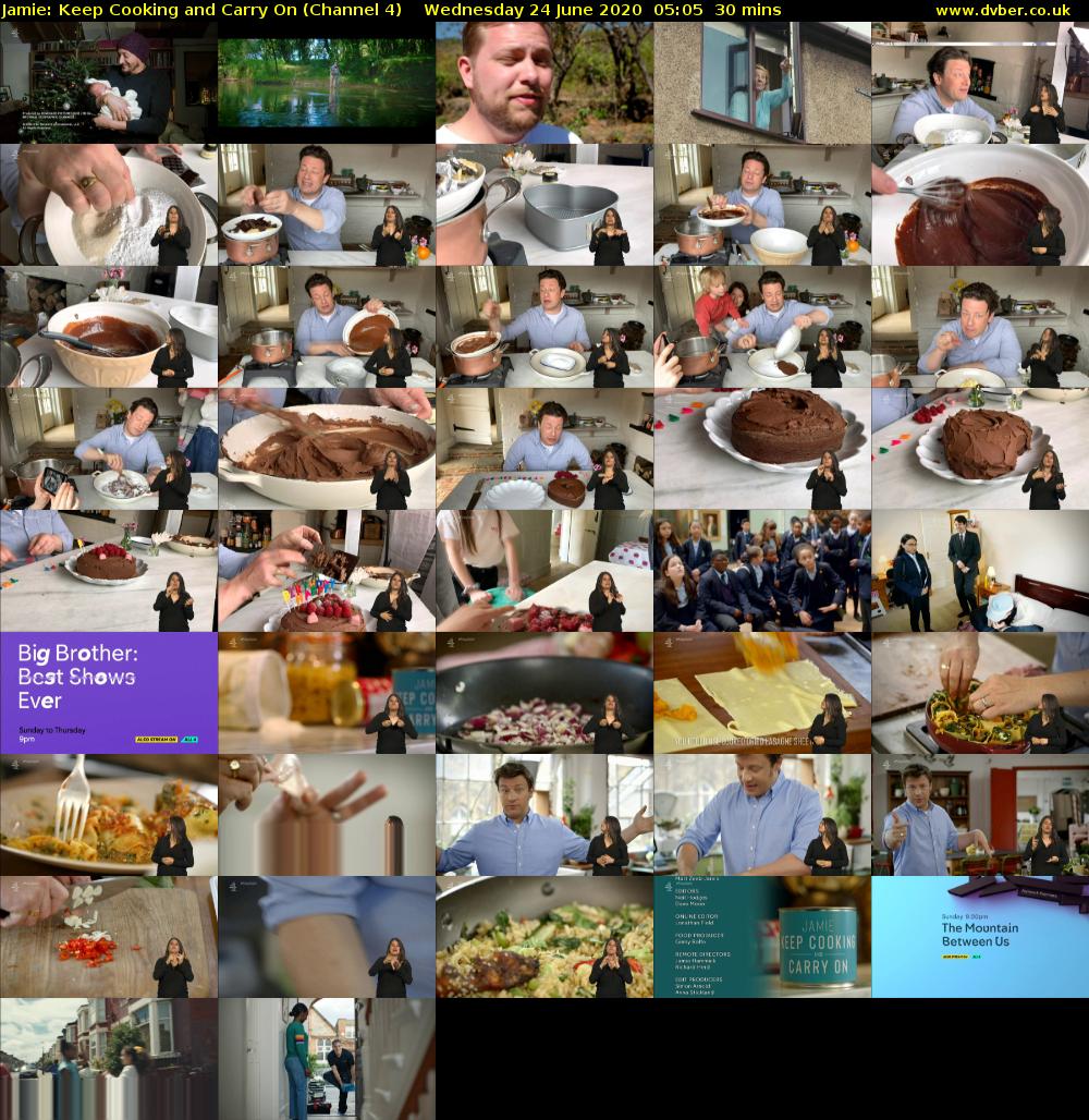 Jamie: Keep Cooking and Carry On (Channel 4) Wednesday 24 June 2020 05:05 - 05:35