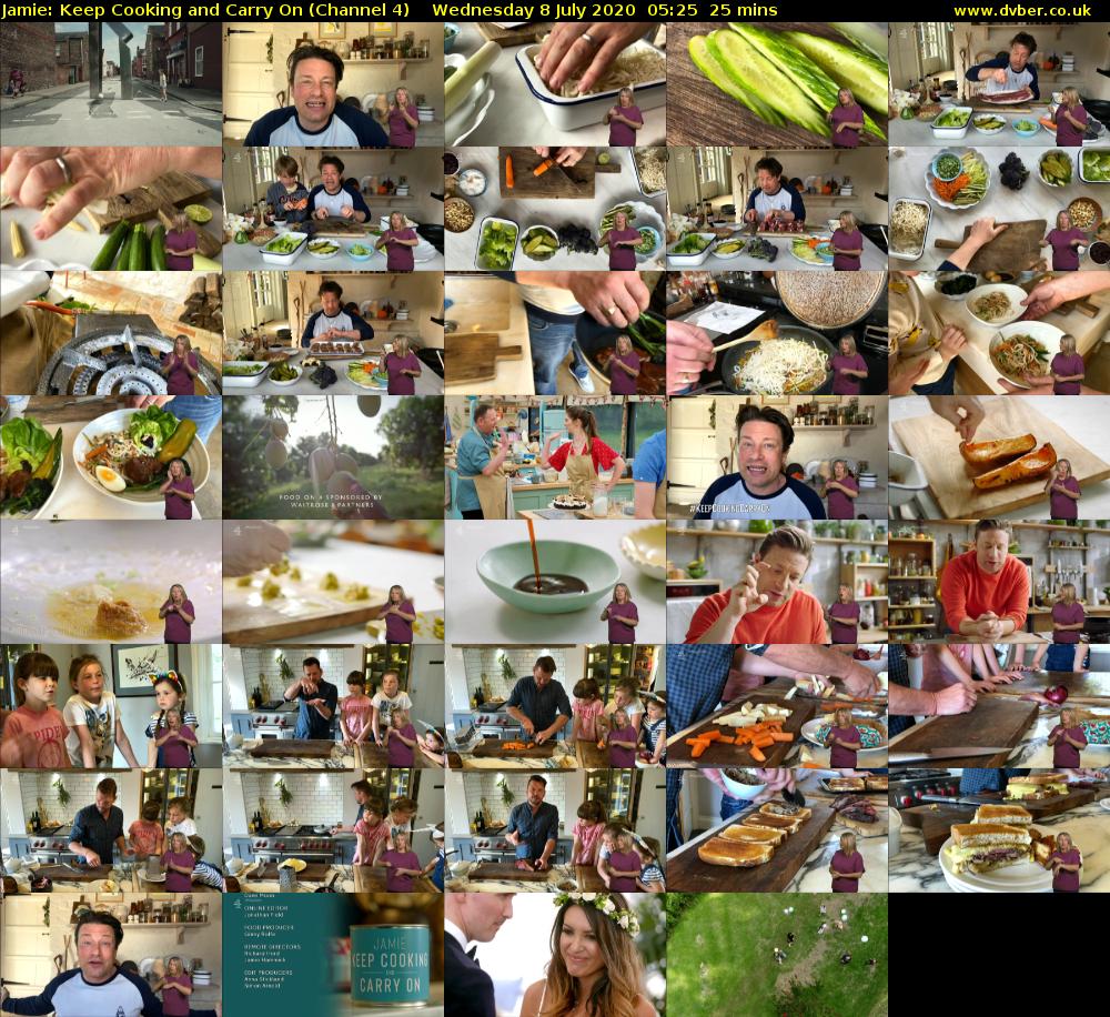 Jamie: Keep Cooking and Carry On (Channel 4) Wednesday 8 July 2020 05:25 - 05:50