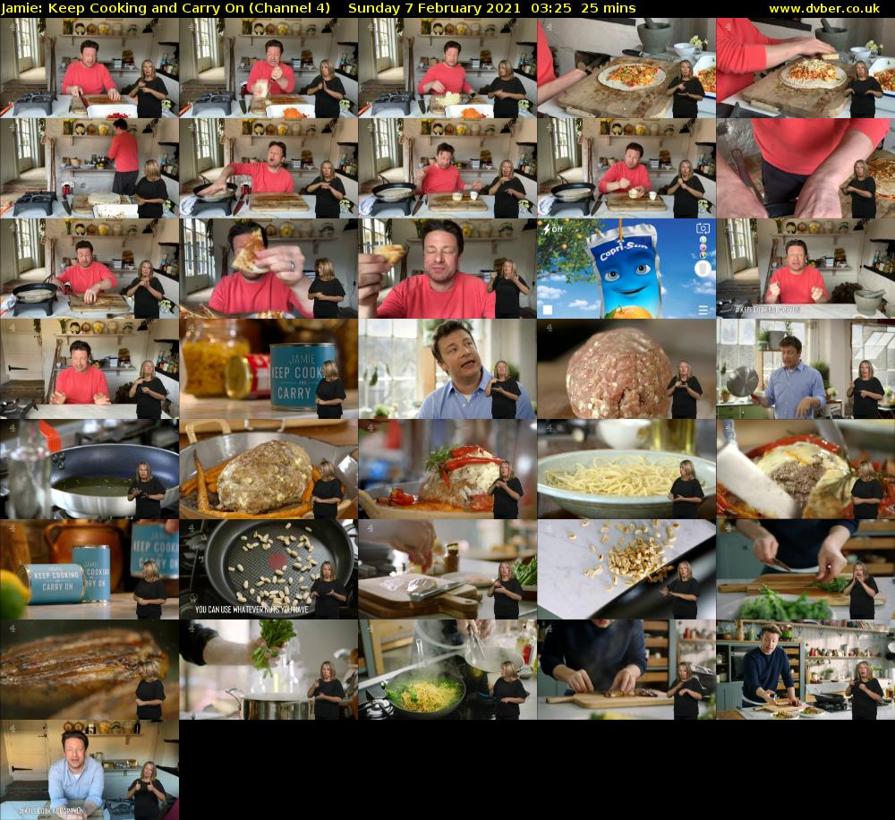 Jamie: Keep Cooking and Carry On (Channel 4) Sunday 7 February 2021 03:25 - 03:50