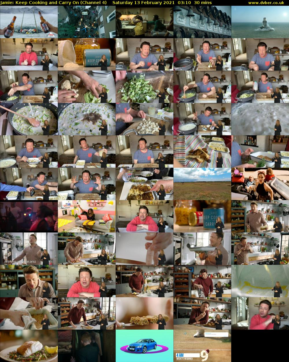 Jamie: Keep Cooking and Carry On (Channel 4) Saturday 13 February 2021 03:10 - 03:40