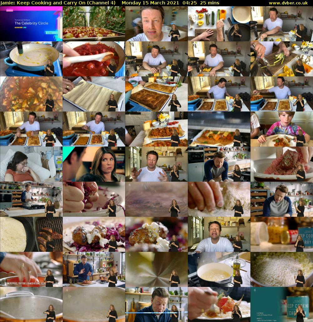 Jamie: Keep Cooking and Carry On (Channel 4) Monday 15 March 2021 04:25 - 04:50