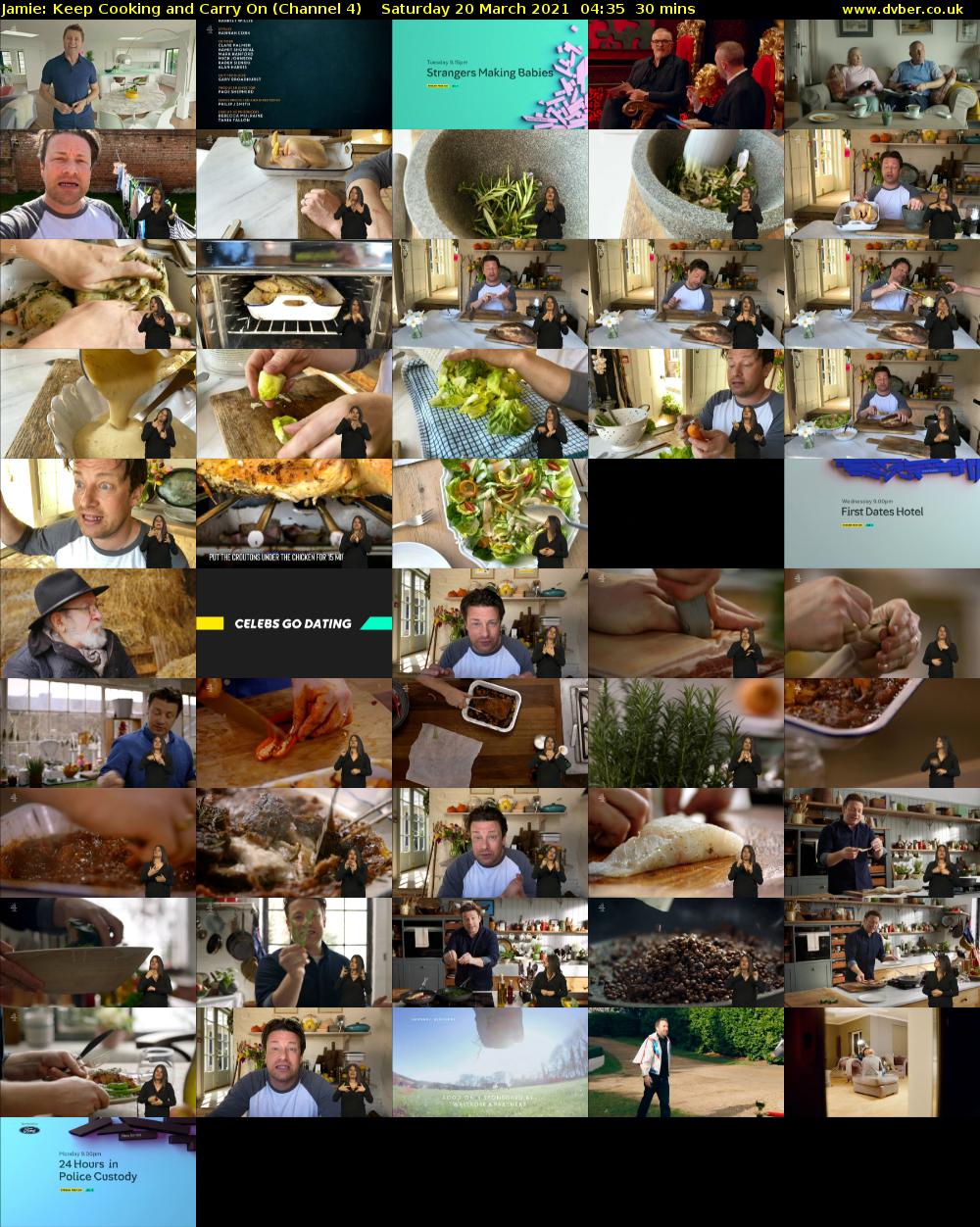 Jamie: Keep Cooking and Carry On (Channel 4) Saturday 20 March 2021 04:35 - 05:05