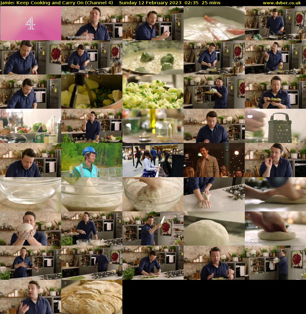 Jamie: Keep Cooking and Carry On (Channel 4) Sunday 12 February 2023 02:35 - 03:00