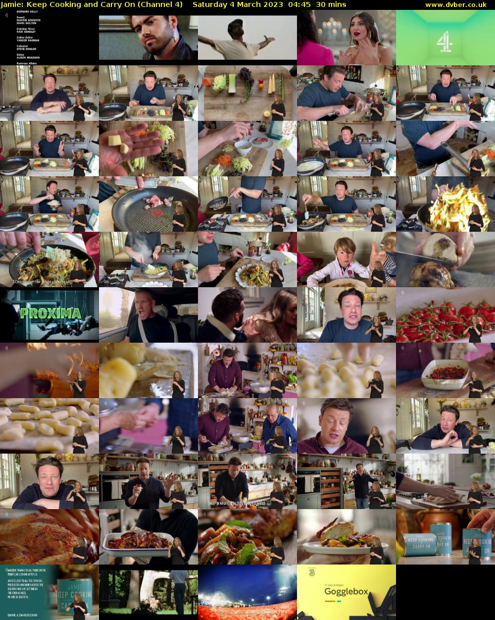 Jamie: Keep Cooking and Carry On (Channel 4) Saturday 4 March 2023 04:45 - 05:15