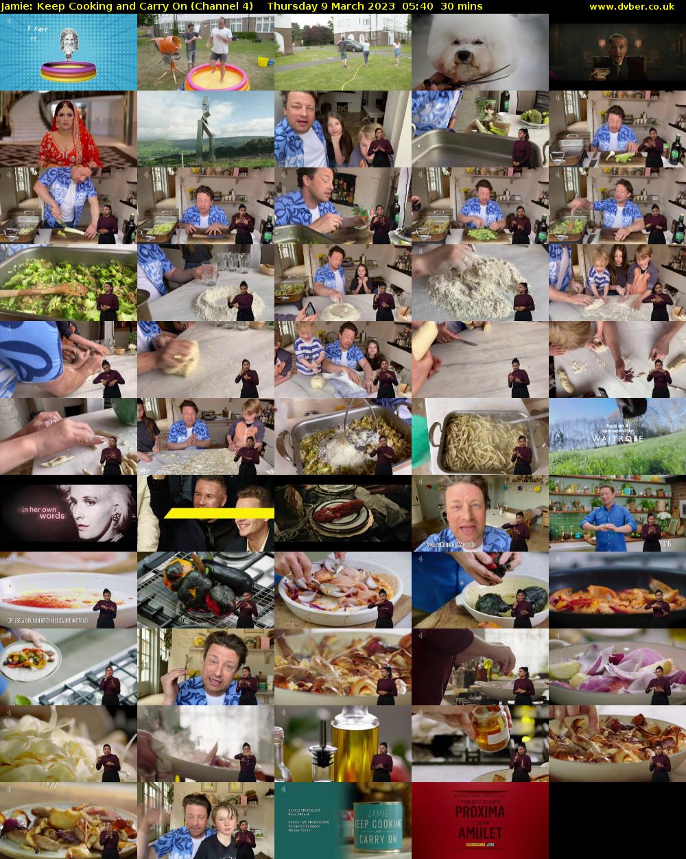 Jamie: Keep Cooking and Carry On (Channel 4) Thursday 9 March 2023 05:40 - 06:10