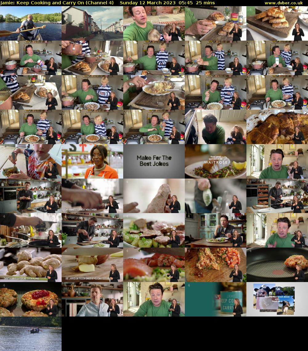 Jamie: Keep Cooking and Carry On (Channel 4) Sunday 12 March 2023 05:45 - 06:10