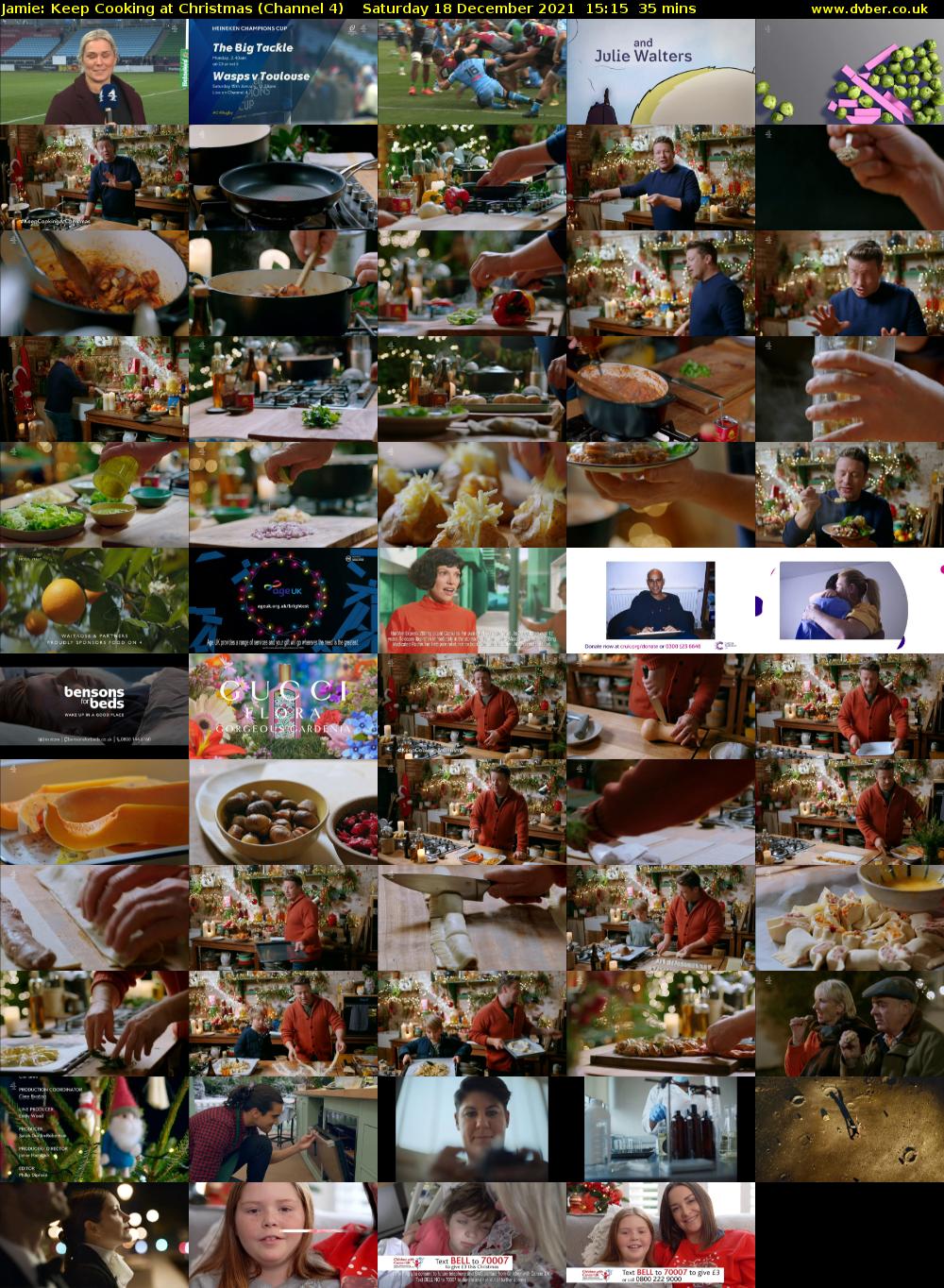 Jamie: Keep Cooking at Christmas (Channel 4) Saturday 18 December 2021 15:15 - 15:50
