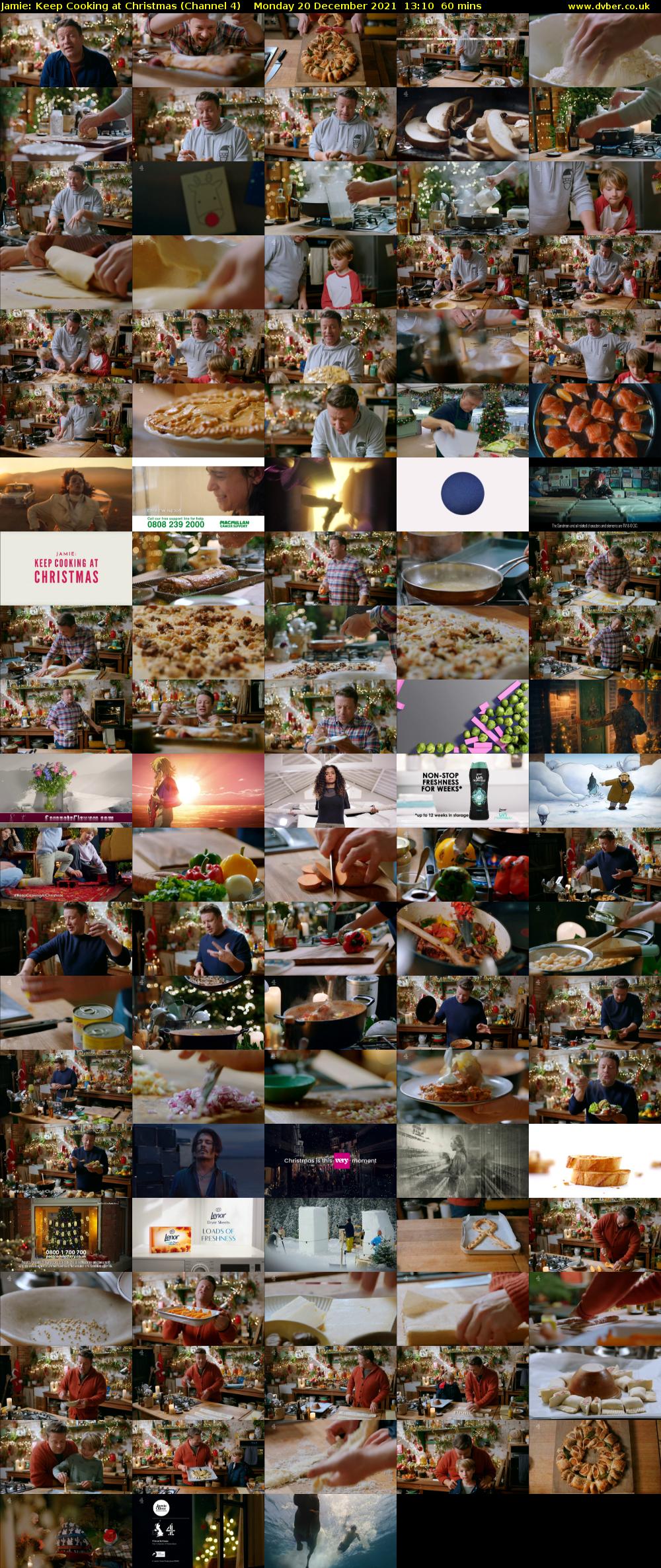 Jamie: Keep Cooking at Christmas (Channel 4) Monday 20 December 2021 13:10 - 14:10
