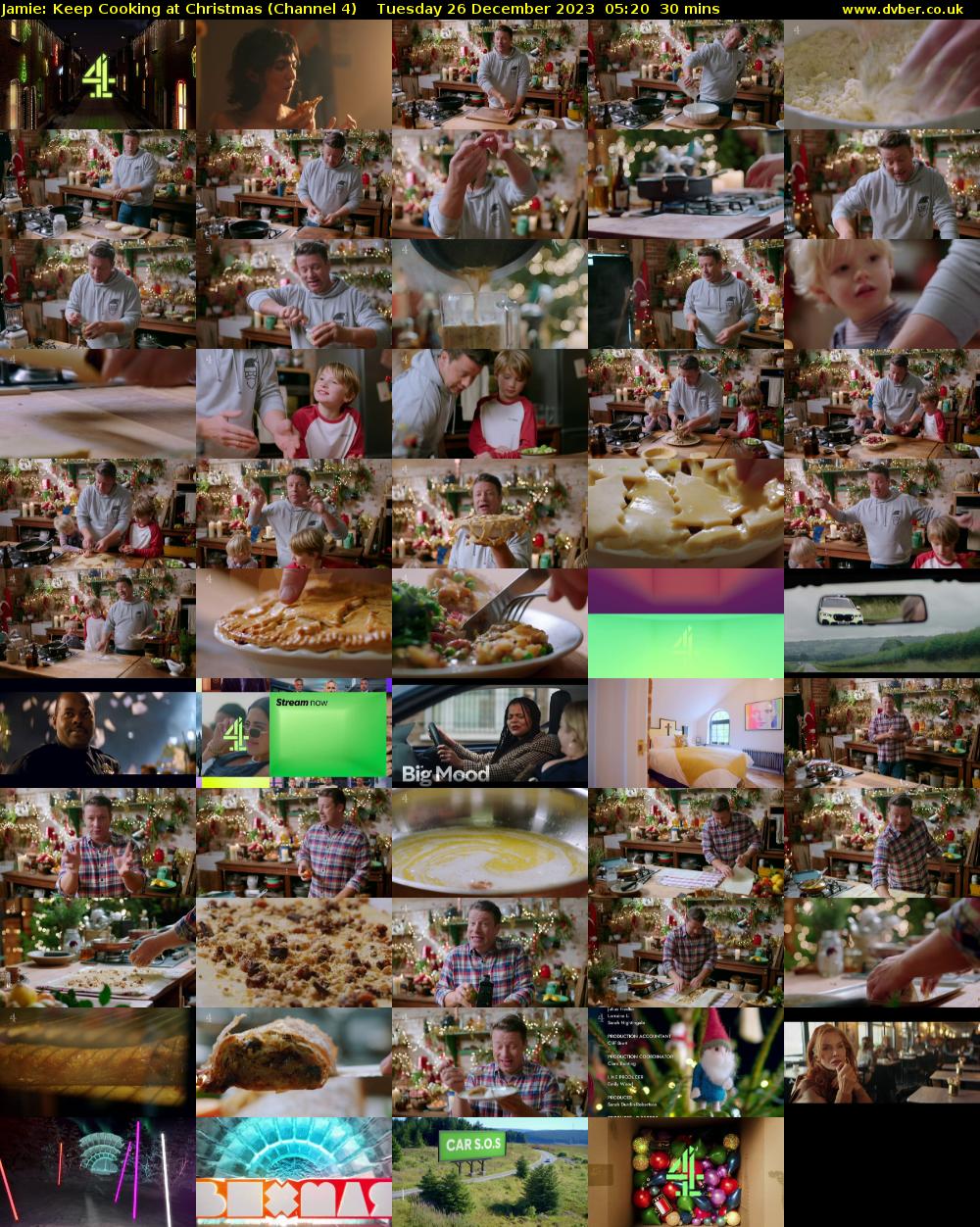 Jamie: Keep Cooking at Christmas (Channel 4) Tuesday 26 December 2023 05:20 - 05:50
