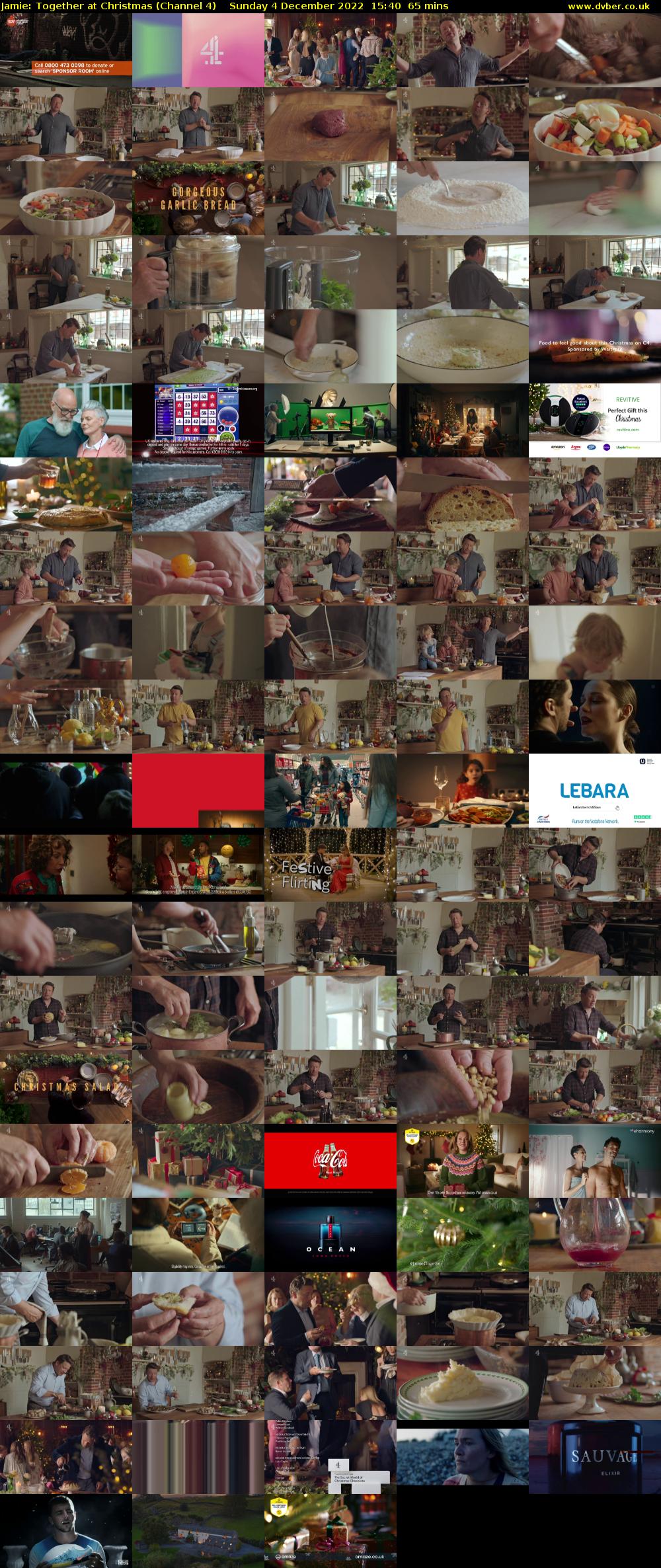 Jamie: Together at Christmas (Channel 4) Sunday 4 December 2022 15:40 - 16:45