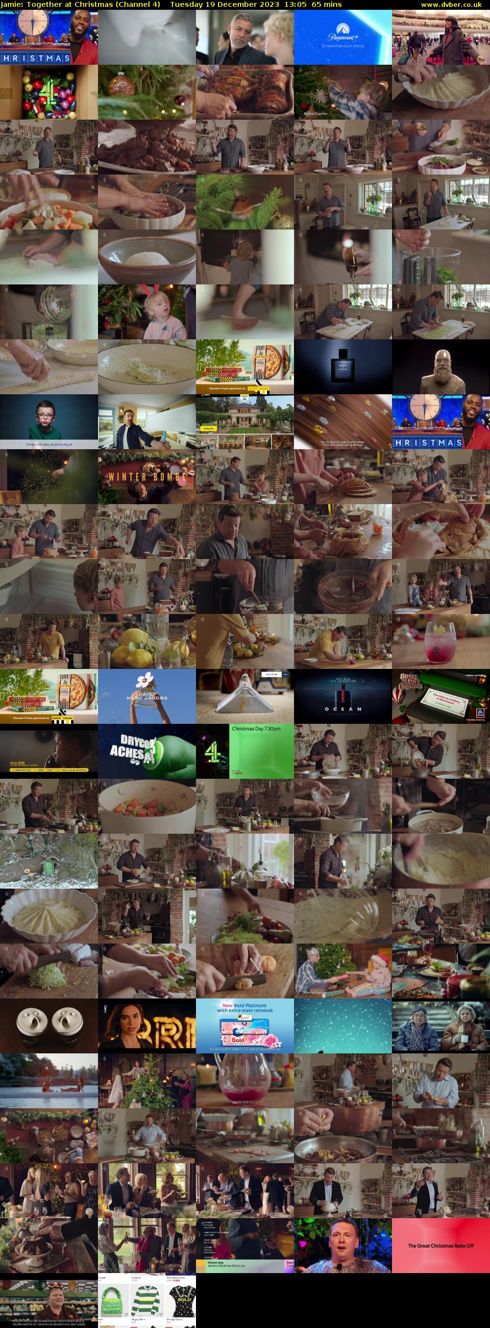 Jamie: Together at Christmas (Channel 4) Tuesday 19 December 2023 13:05 - 14:10