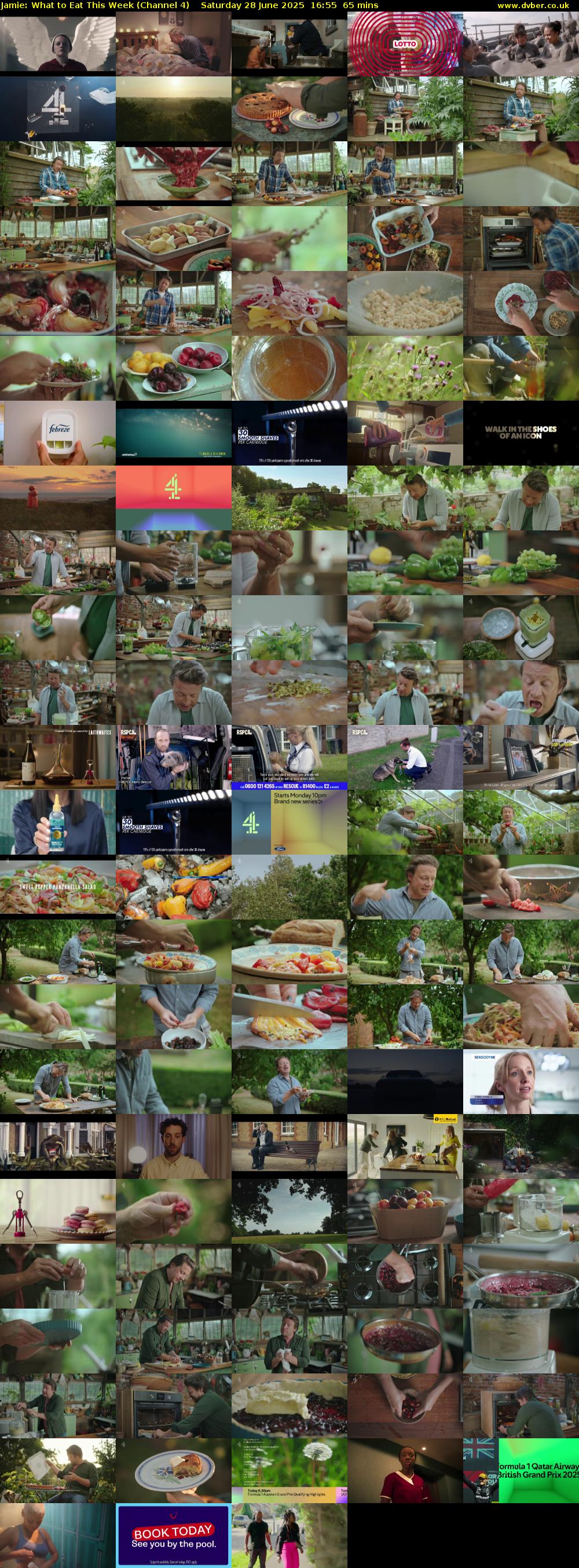 Jamie: What to Eat This Week (Channel 4) Saturday 28 June 2025 16:55 - 18:00