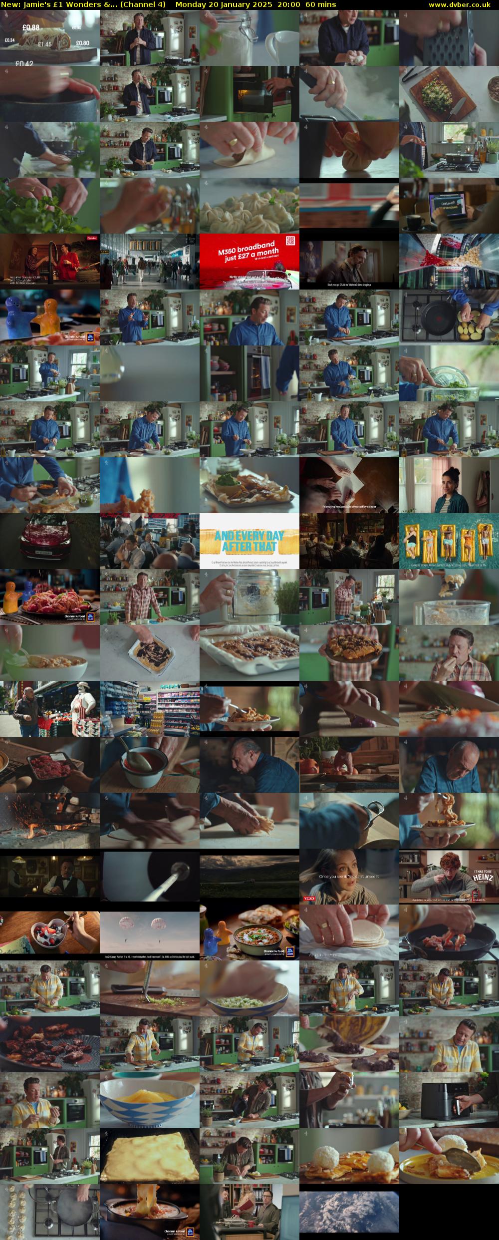 Jamie's £1 Wonders &... (Channel 4) Monday 20 January 2025 20:00 - 21:00