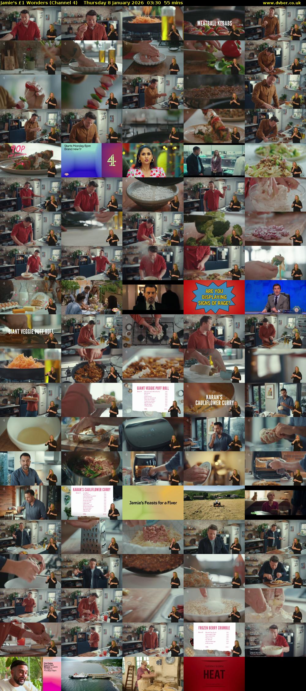 Jamie's £1 Wonders (Channel 4) Thursday 8 January 2026 03:30 - 04:25