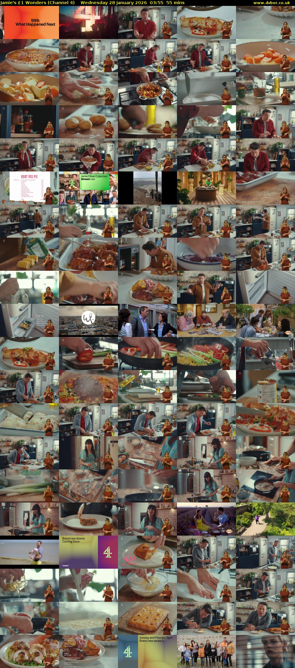 Jamie's £1 Wonders (Channel 4) Wednesday 28 January 2026 03:55 - 04:50