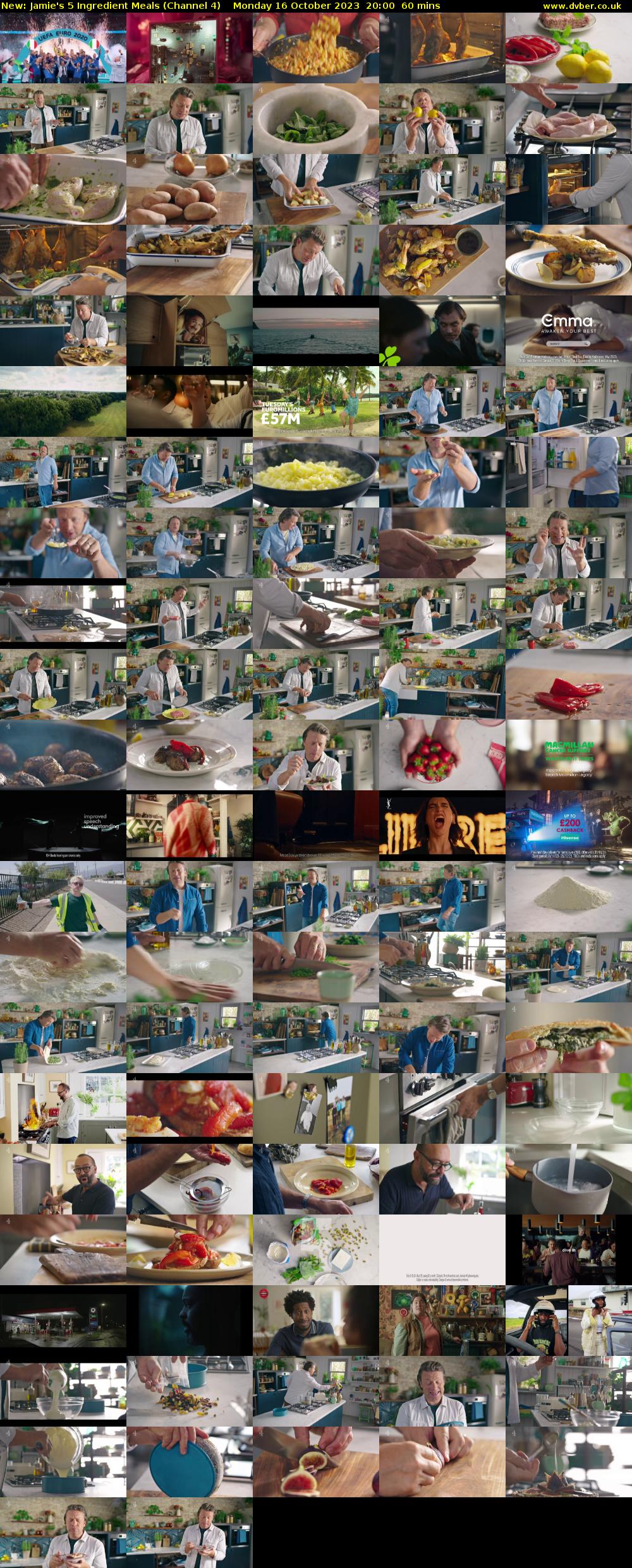 Jamie's 5 Ingredient Meals (Channel 4) Monday 16 October 2023 20:00 - 21:00