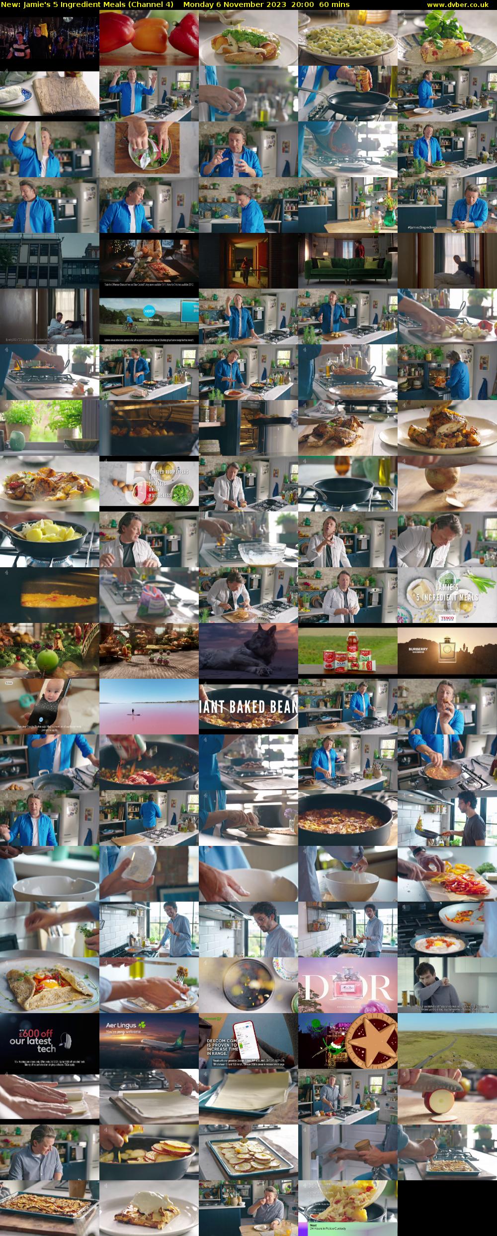 Jamie's 5 Ingredient Meals (Channel 4) Monday 6 November 2023 20:00 - 21:00