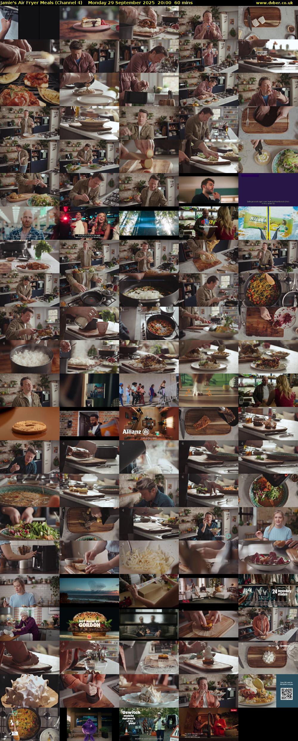 Jamie's Air Fryer Meals (Channel 4) Monday 29 September 2025 20:00 - 21:00