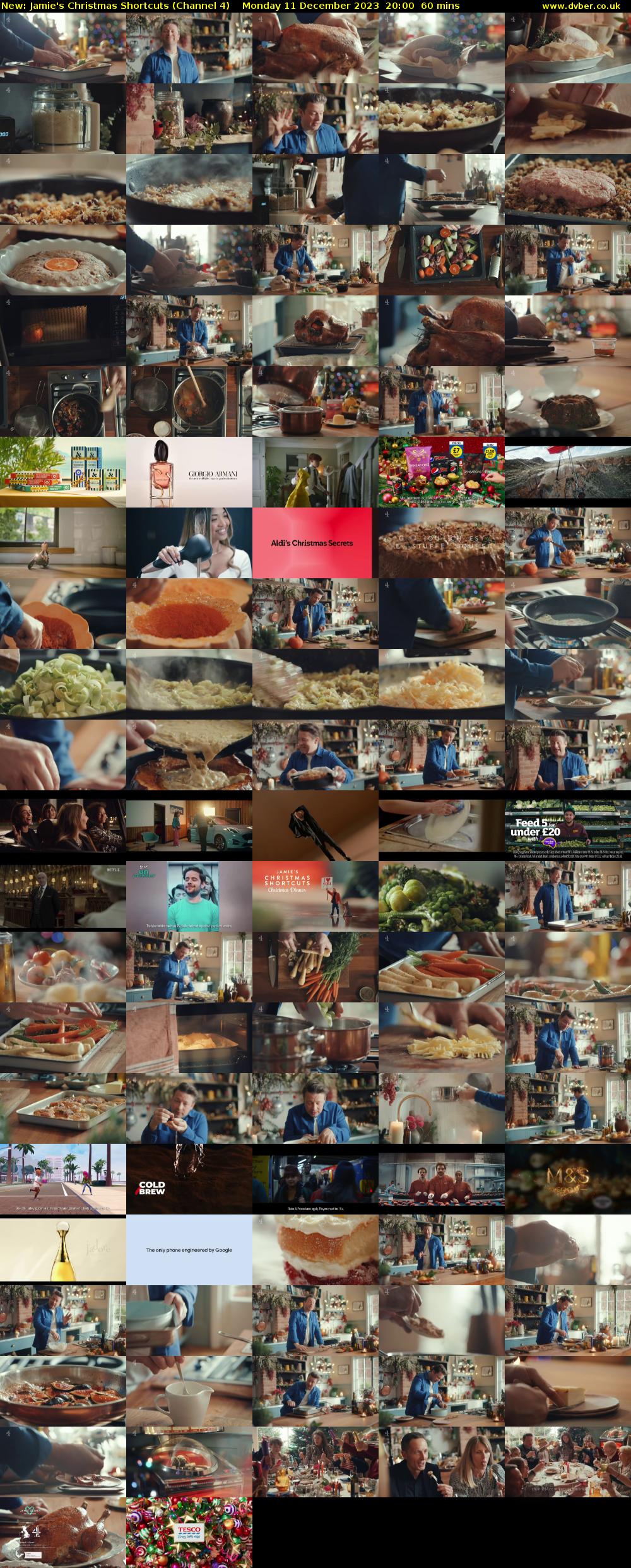Jamie's Christmas Shortcuts (Channel 4) Monday 11 December 2023 20:00 - 21:00
