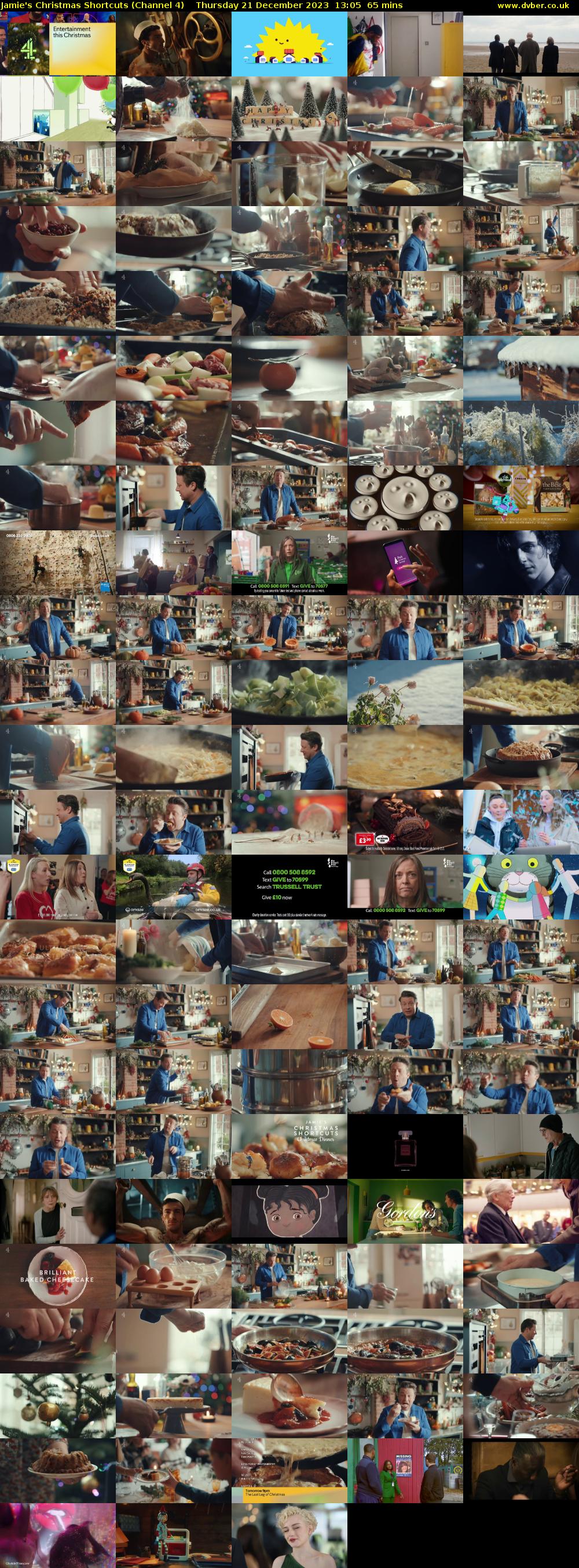 Jamie's Christmas Shortcuts (Channel 4) Thursday 21 December 2023 13:05 - 14:10