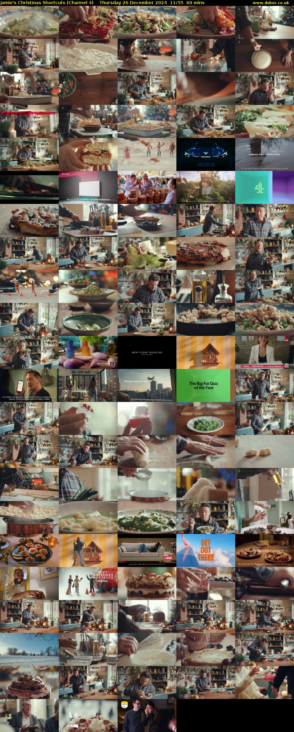 Jamie's Christmas Shortcuts (Channel 4) Thursday 26 December 2024 11:55 - 12:55