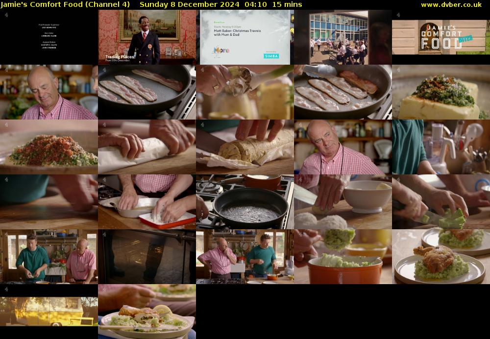 Jamie's Comfort Food (Channel 4) Sunday 8 December 2024 04:10 - 04:25