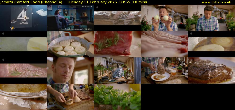 Jamie's Comfort Food (Channel 4) Tuesday 11 February 2025 03:55 - 04:05