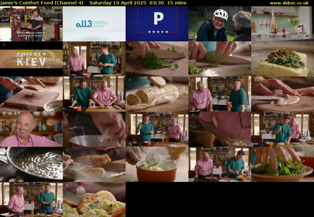 Jamie's Comfort Food (Channel 4) Saturday 19 April 2025 03:30 - 03:45