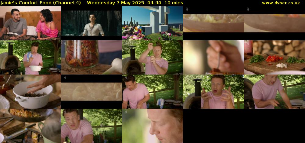 Jamie's Comfort Food (Channel 4) Wednesday 7 May 2025 04:40 - 04:50