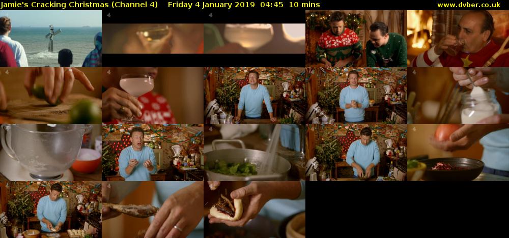 Jamie's Cracking Christmas (Channel 4) Friday 4 January 2019 04:45 - 04:55
