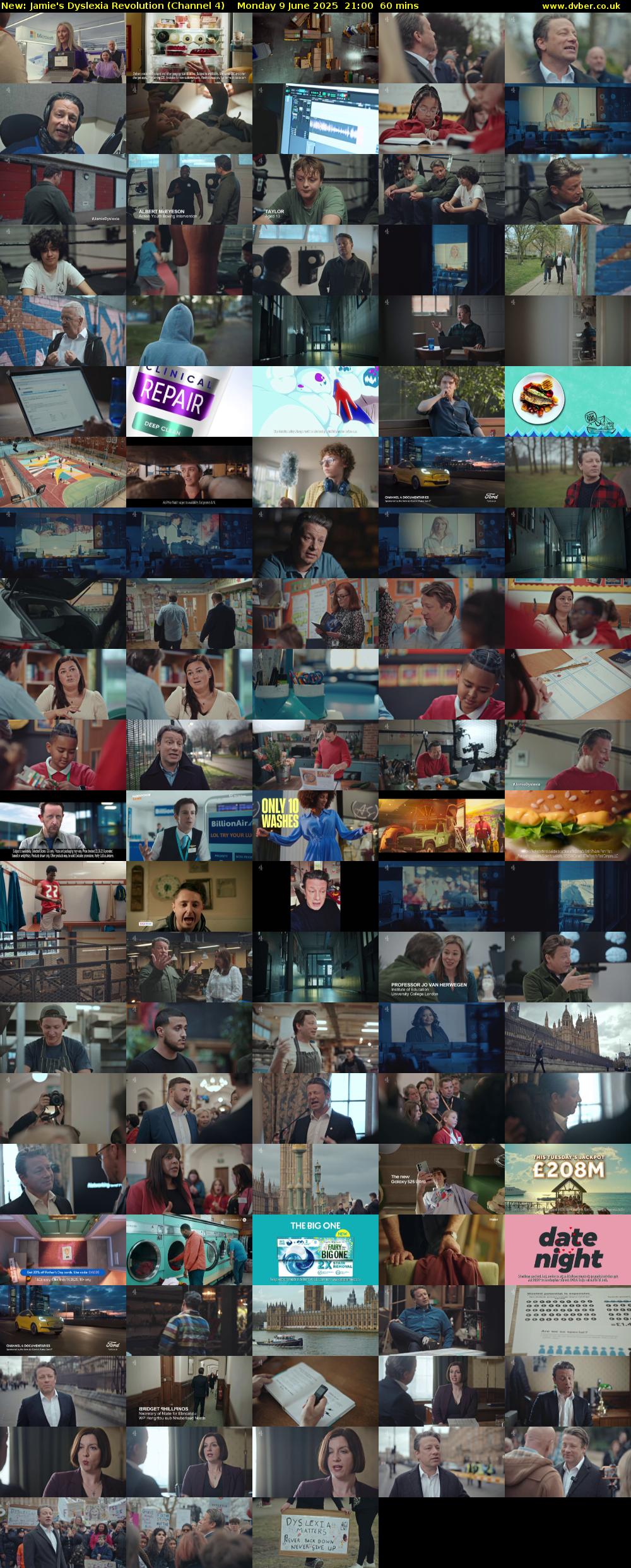 Jamie's Dyslexia Revolution (Channel 4) Monday 9 June 2025 21:00 - 22:00
