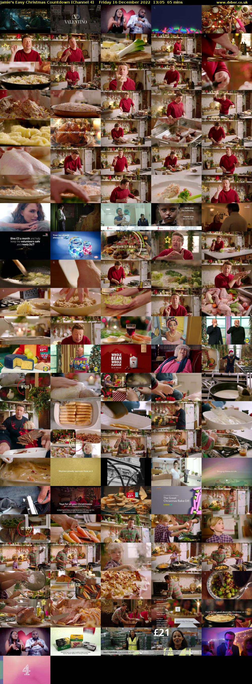 Jamie's Easy Christmas Countdown (Channel 4) Friday 16 December 2022 13:05 - 14:10