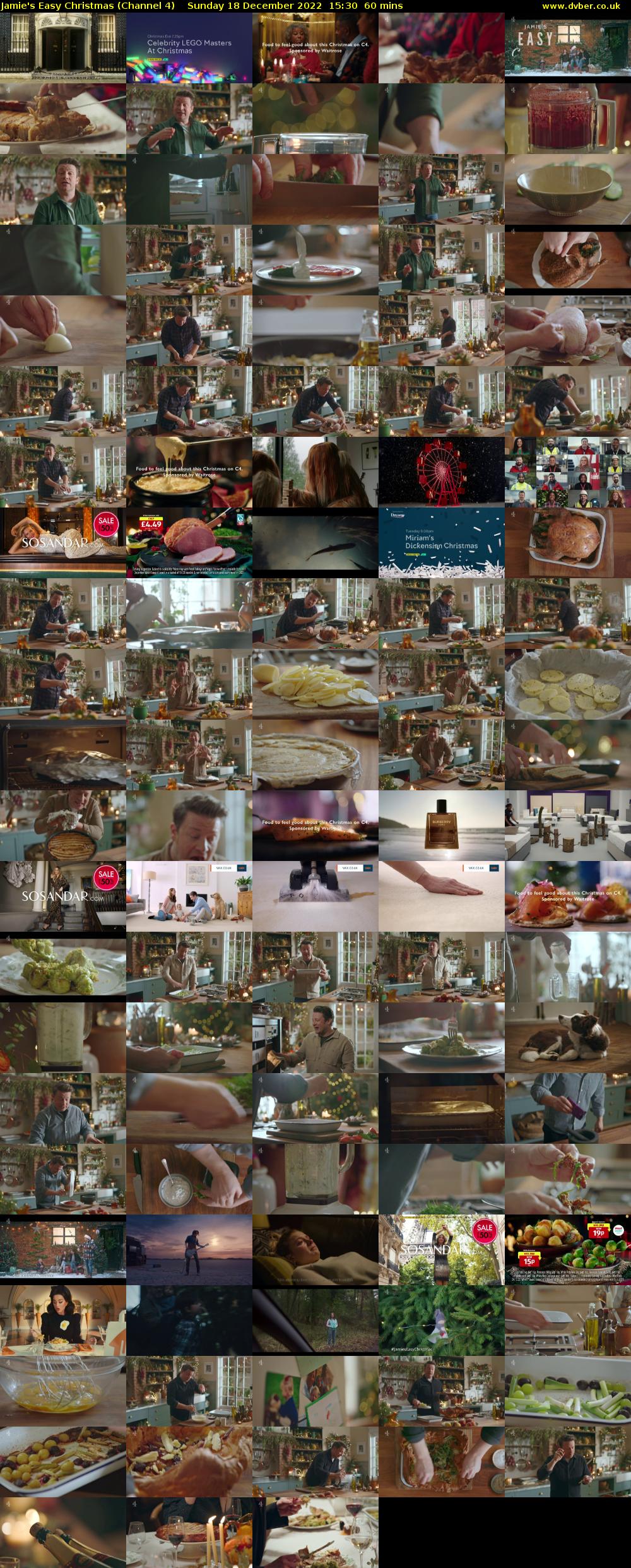 Jamie's Easy Christmas (Channel 4) Sunday 18 December 2022 15:30 - 16:30