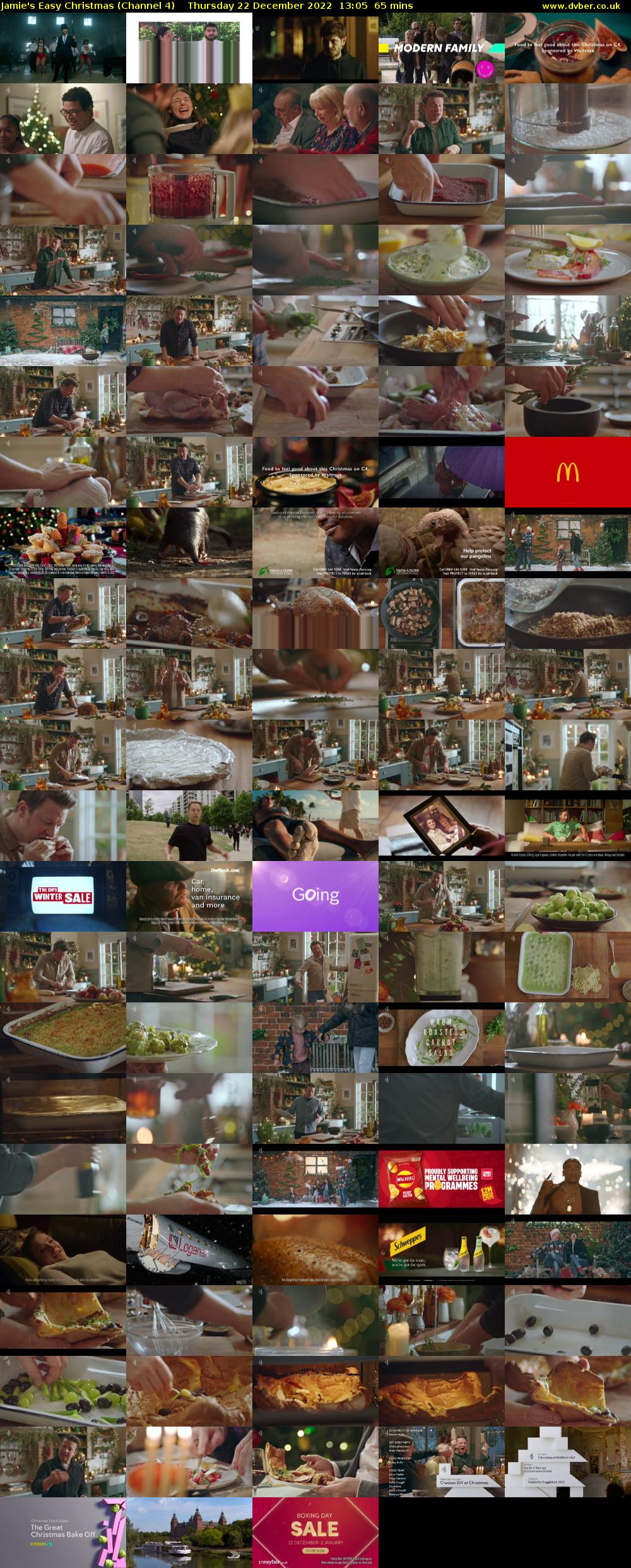 Jamie's Easy Christmas (Channel 4) Thursday 22 December 2022 13:05 - 14:10