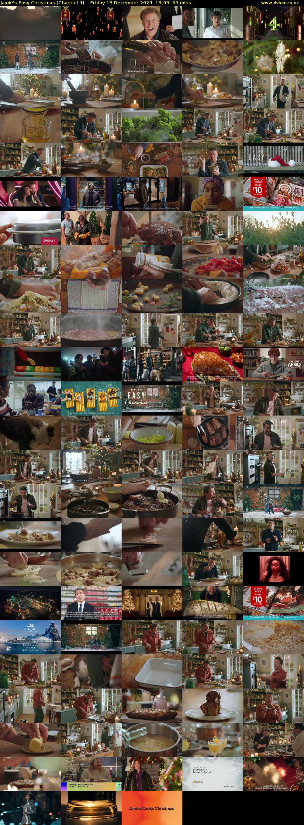 Jamie's Easy Christmas (Channel 4) Friday 13 December 2024 13:05 - 14:10