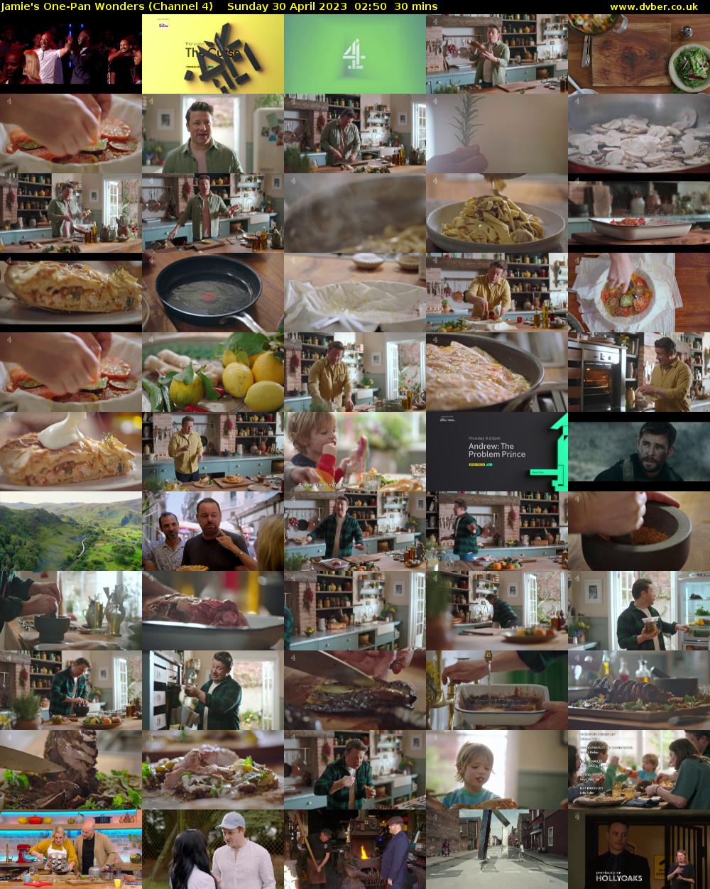 Jamie's One-Pan Wonders (Channel 4) Sunday 30 April 2023 02:50 - 03:20