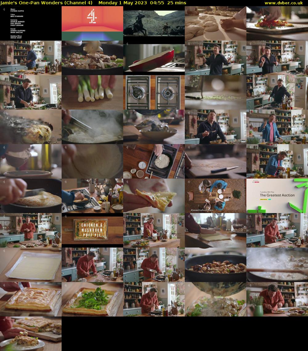 Jamie's One-Pan Wonders (Channel 4) Monday 1 May 2023 04:55 - 05:20