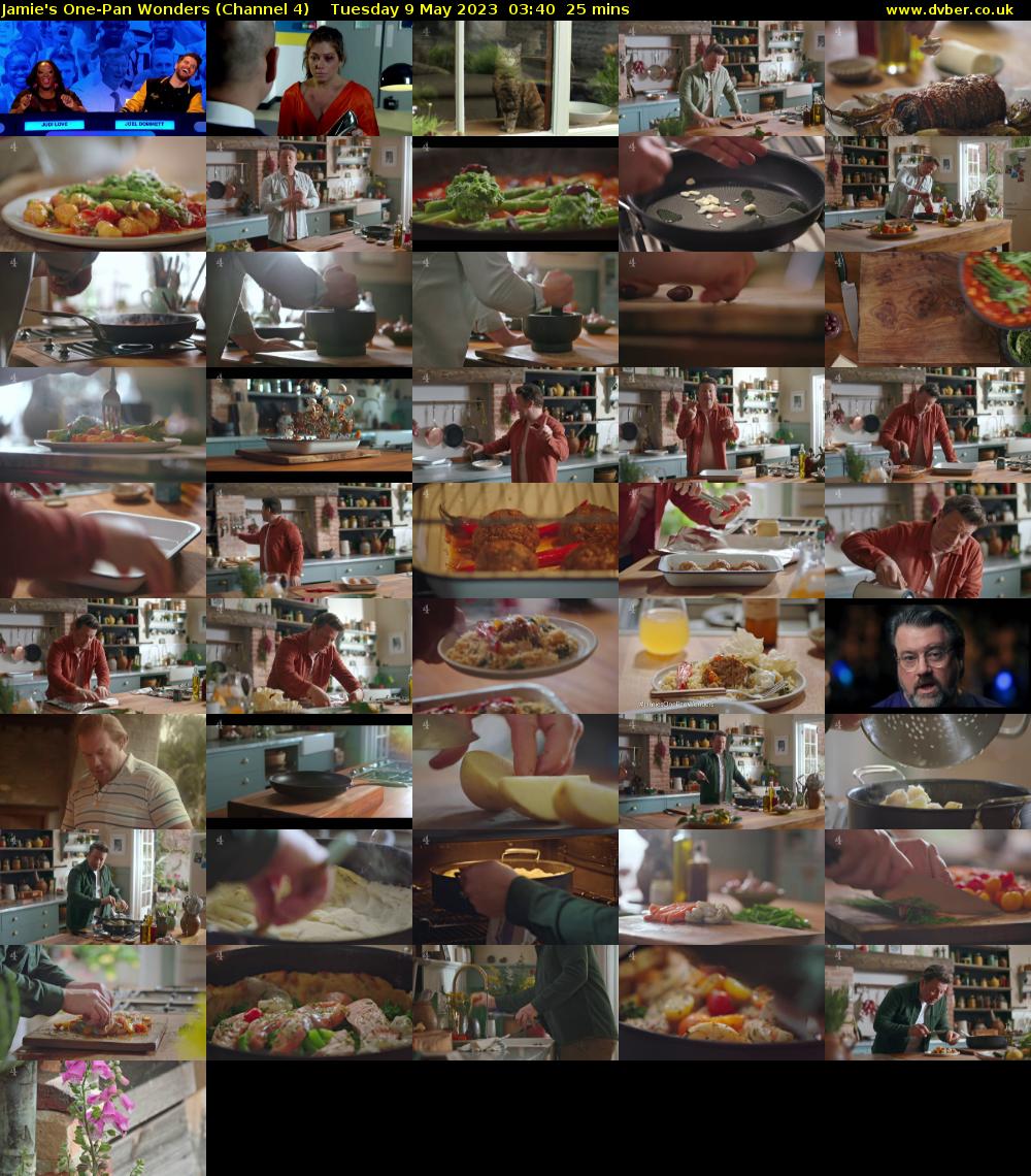 Jamie's One-Pan Wonders (Channel 4) Tuesday 9 May 2023 03:40 - 04:05